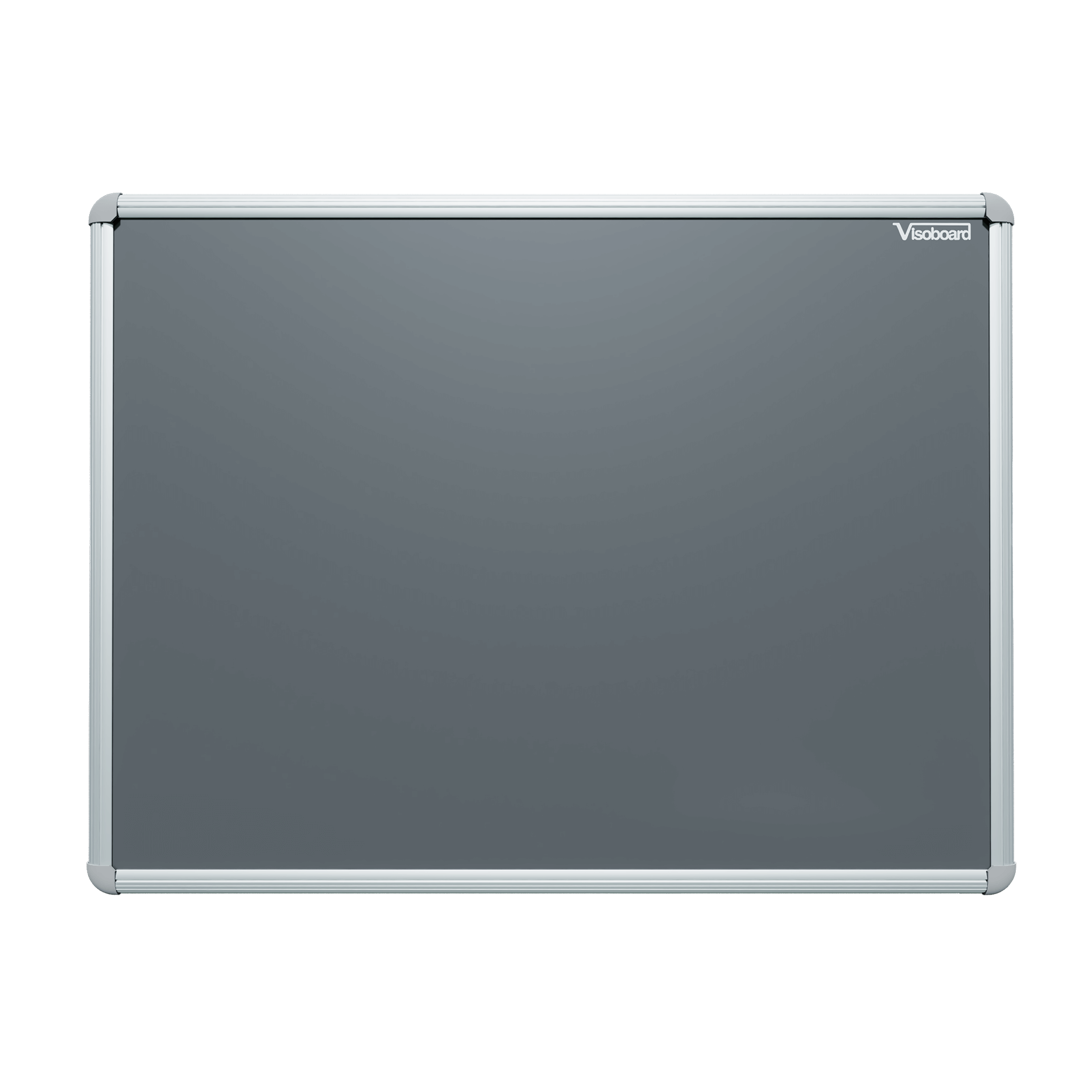 Quadro Escrita com Giz em Porcelana Magnética Cinza